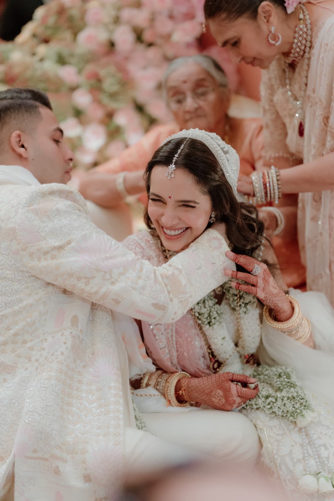 The couple got married in a two-day close-knit wedding celebration with a grand ceremony held on June 5 in Mumbai.
